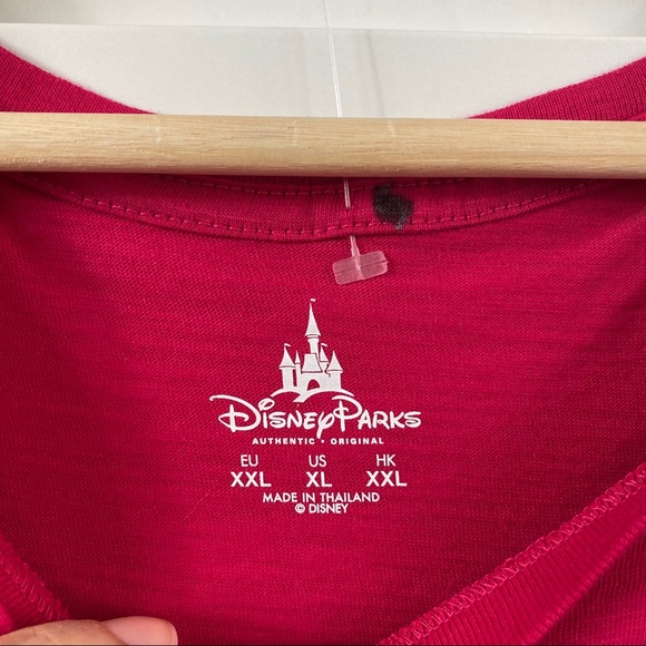 Disney- Tinkerbell magenta hot pink graphic top - Picture 4 of 8